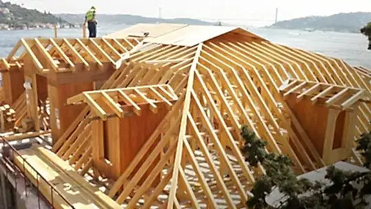 Ahşap çatı Modeli