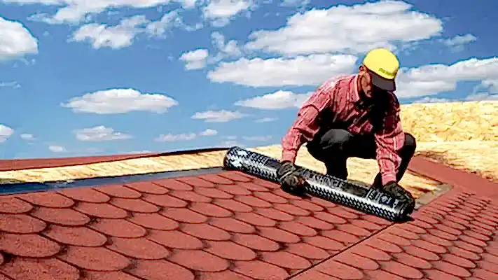 çatı izolasyonu yapan usta