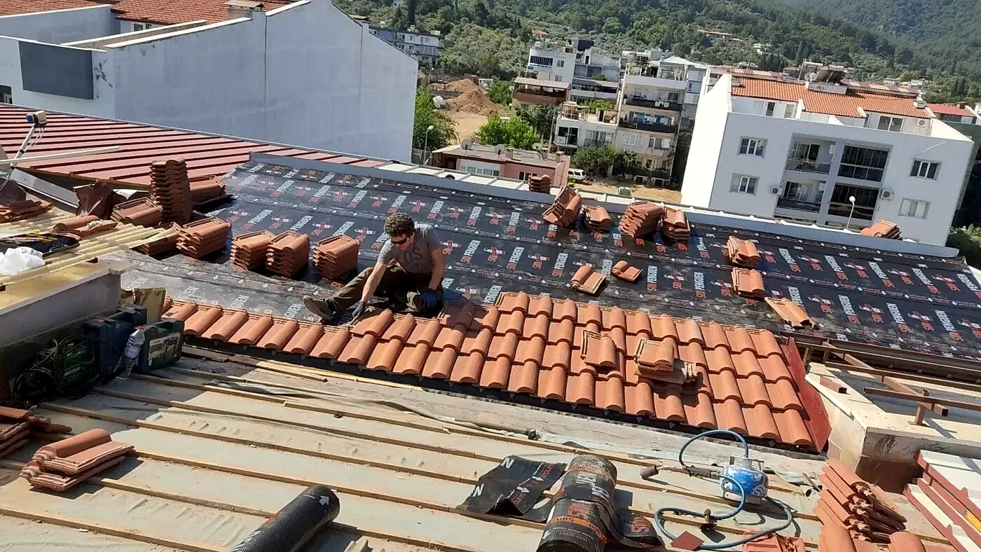 kiremitin döşenmesi