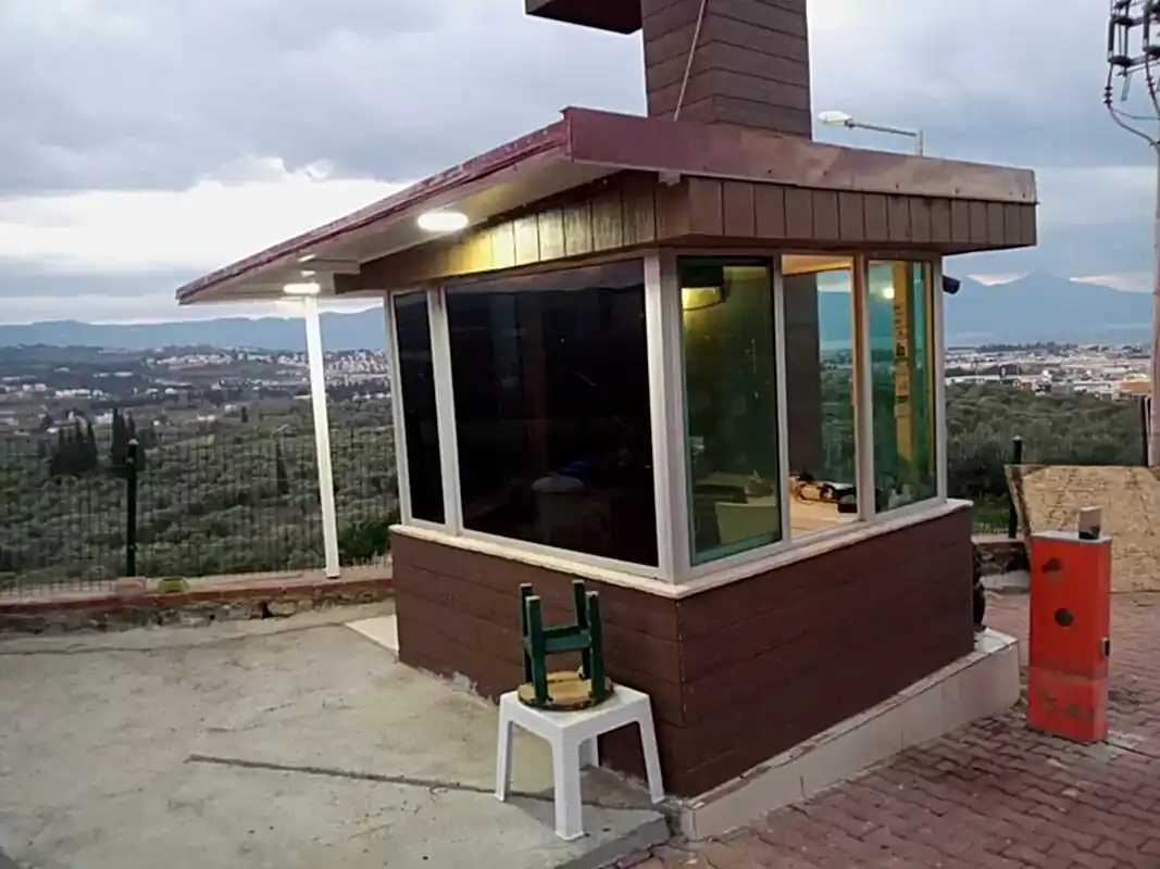 Vista Panorama Bekçi Kulübesi Sandviç Panel Pergolesi