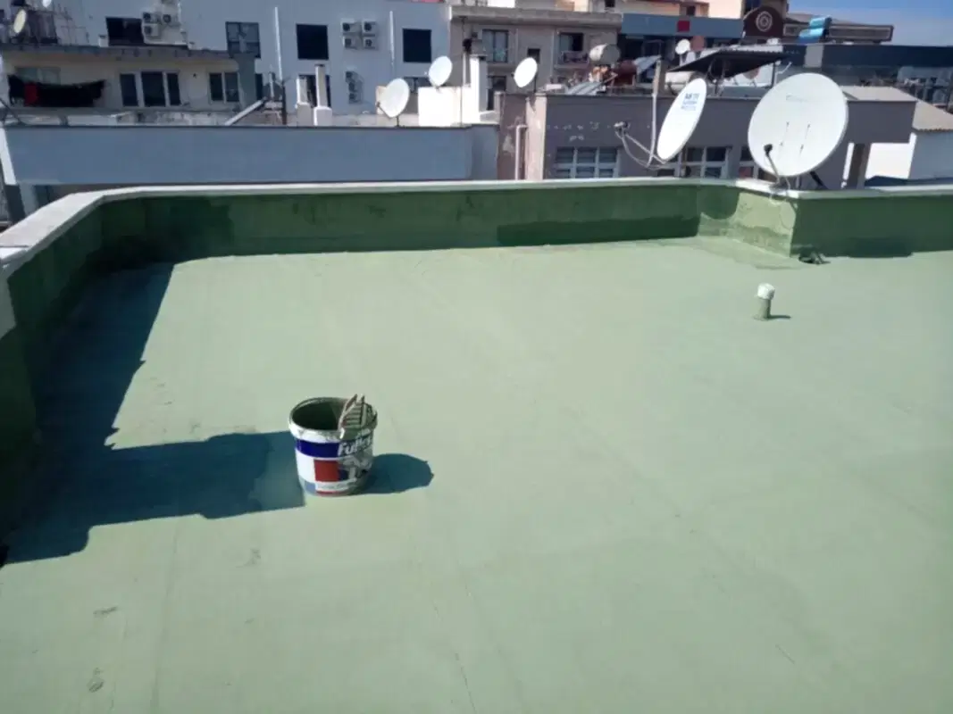 membran üzeri boya işlemi