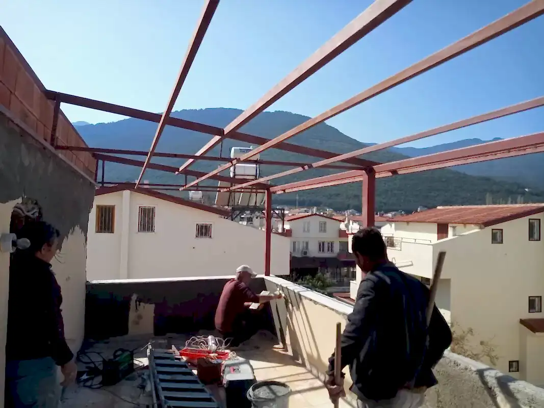 demir iskelet kurulumu kayıtlarının tamamlanması